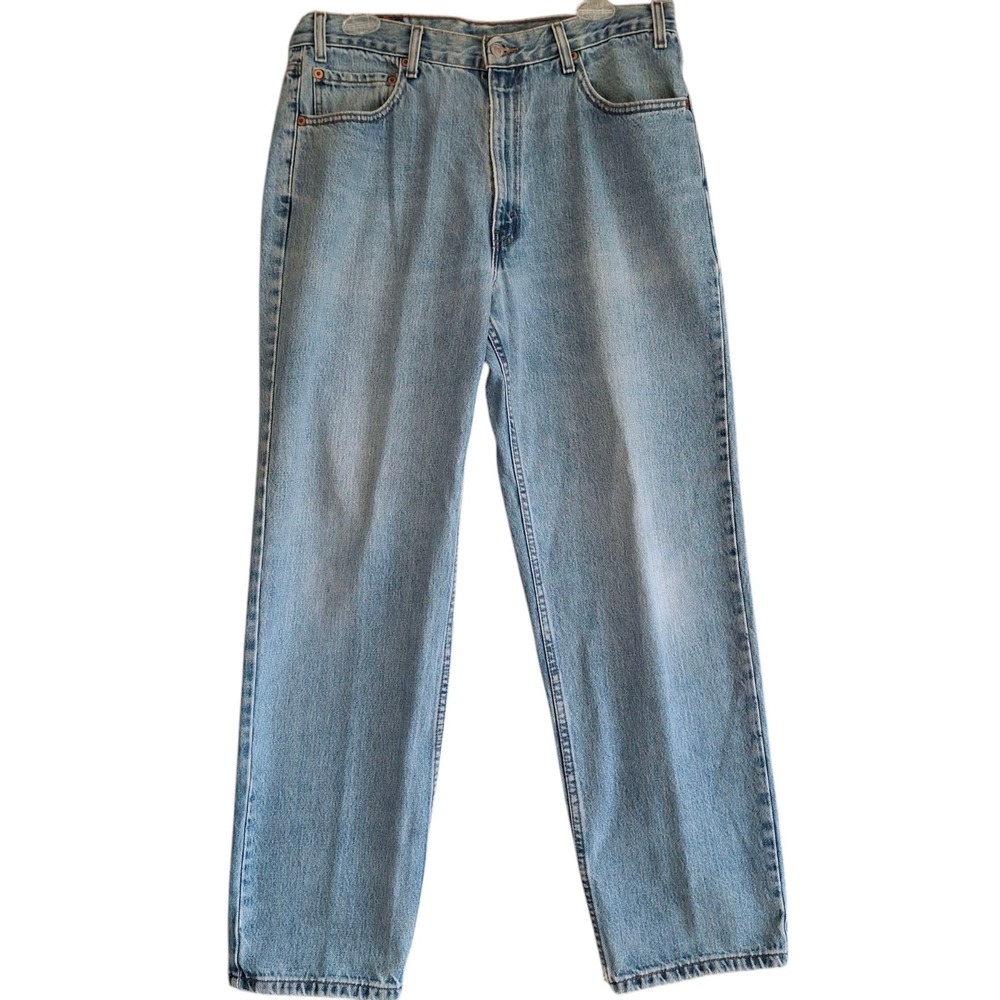 Levis 550 Jeans Men Size 36X30 (34x30) Blue Denim Cotton Vintage Y2K Distressed